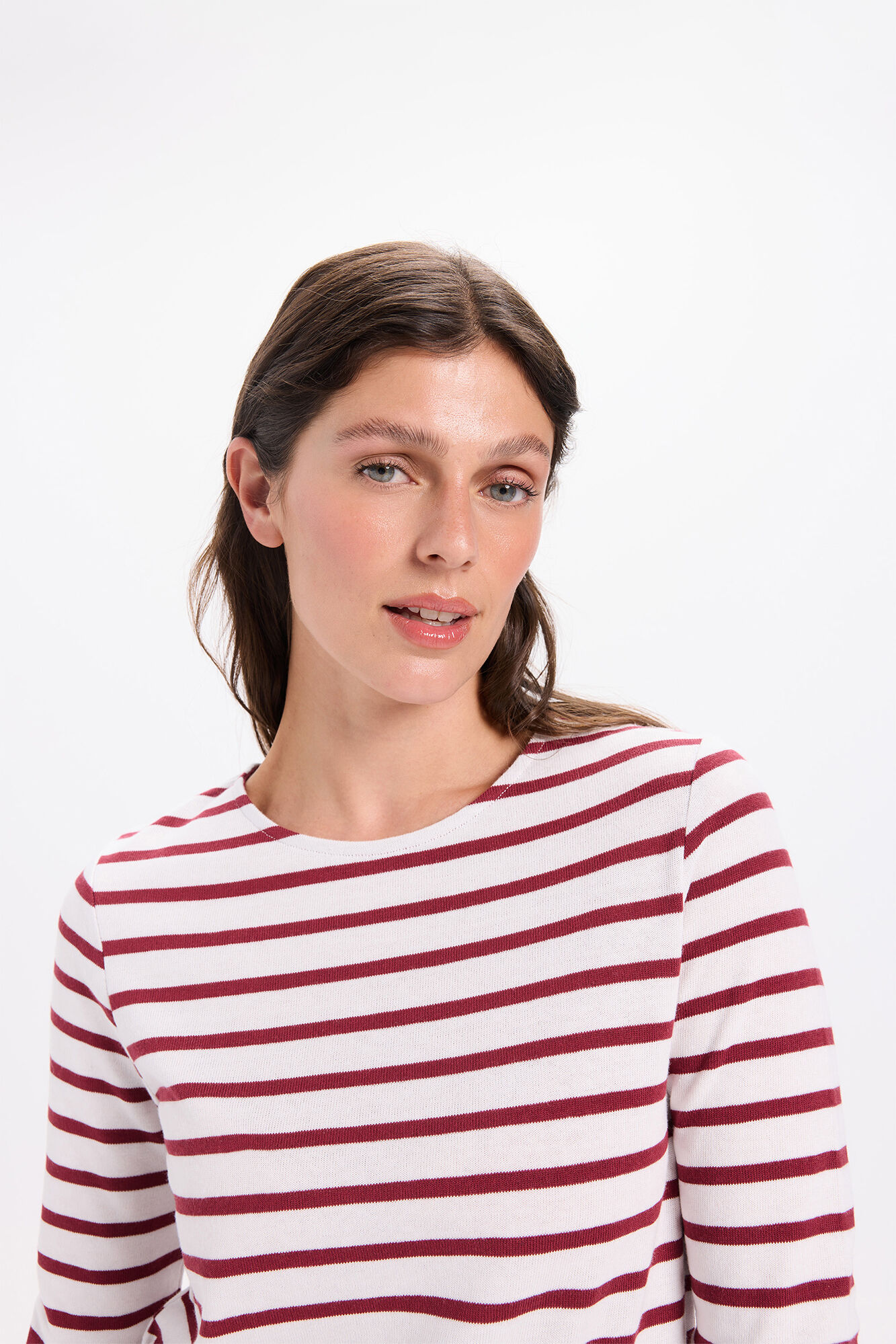 Milano Camiseta de rayas calidad heavy cotton de manga larga