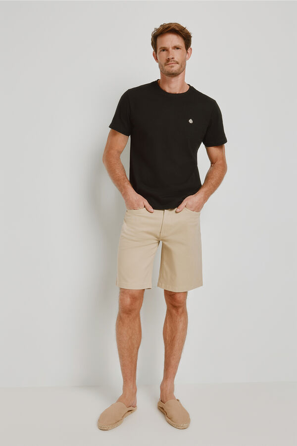 Springfield T-shirt de manga curta Preto