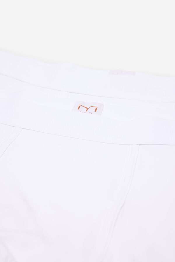 Milano Pack boxers b&aacute;sicos algod&oacute;n Blanco