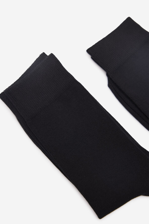 Milano Calcet&iacute;n liso Negro