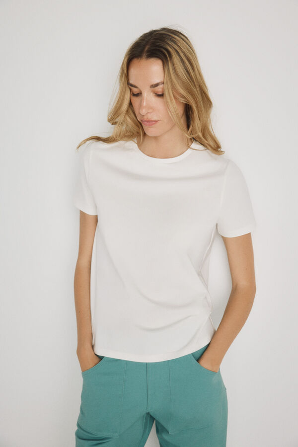 Milano T-shirt de manga curta Branco