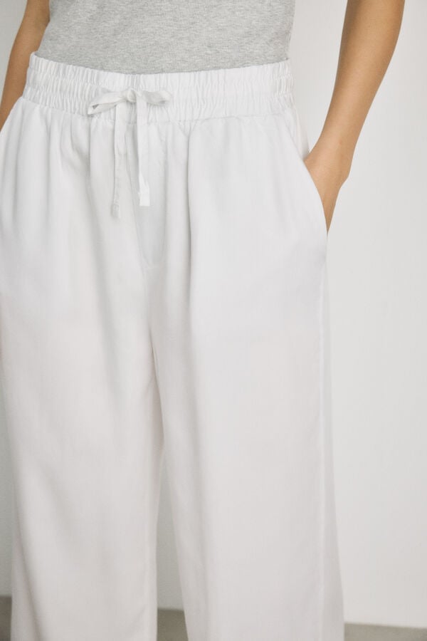 Milano Cal&ccedil;a jeans leve Branco