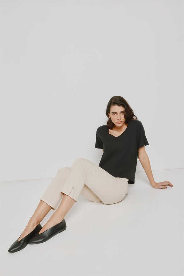 Milano T-shirt de manga curta Preto