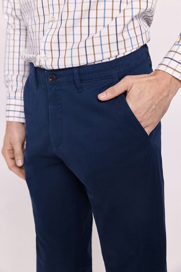 Milano Pantalón chino regular fit Navy