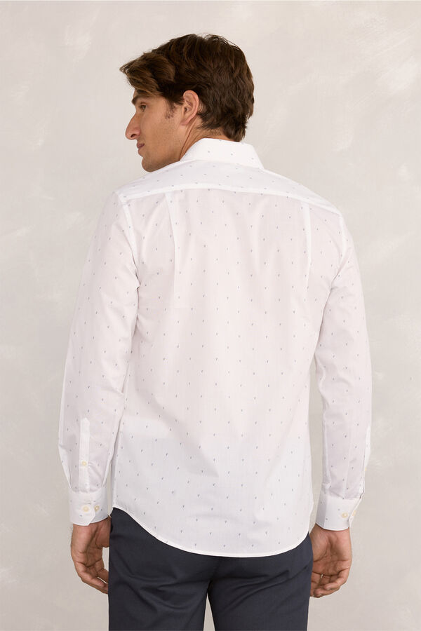 Milano Camisa social de popeline Branco