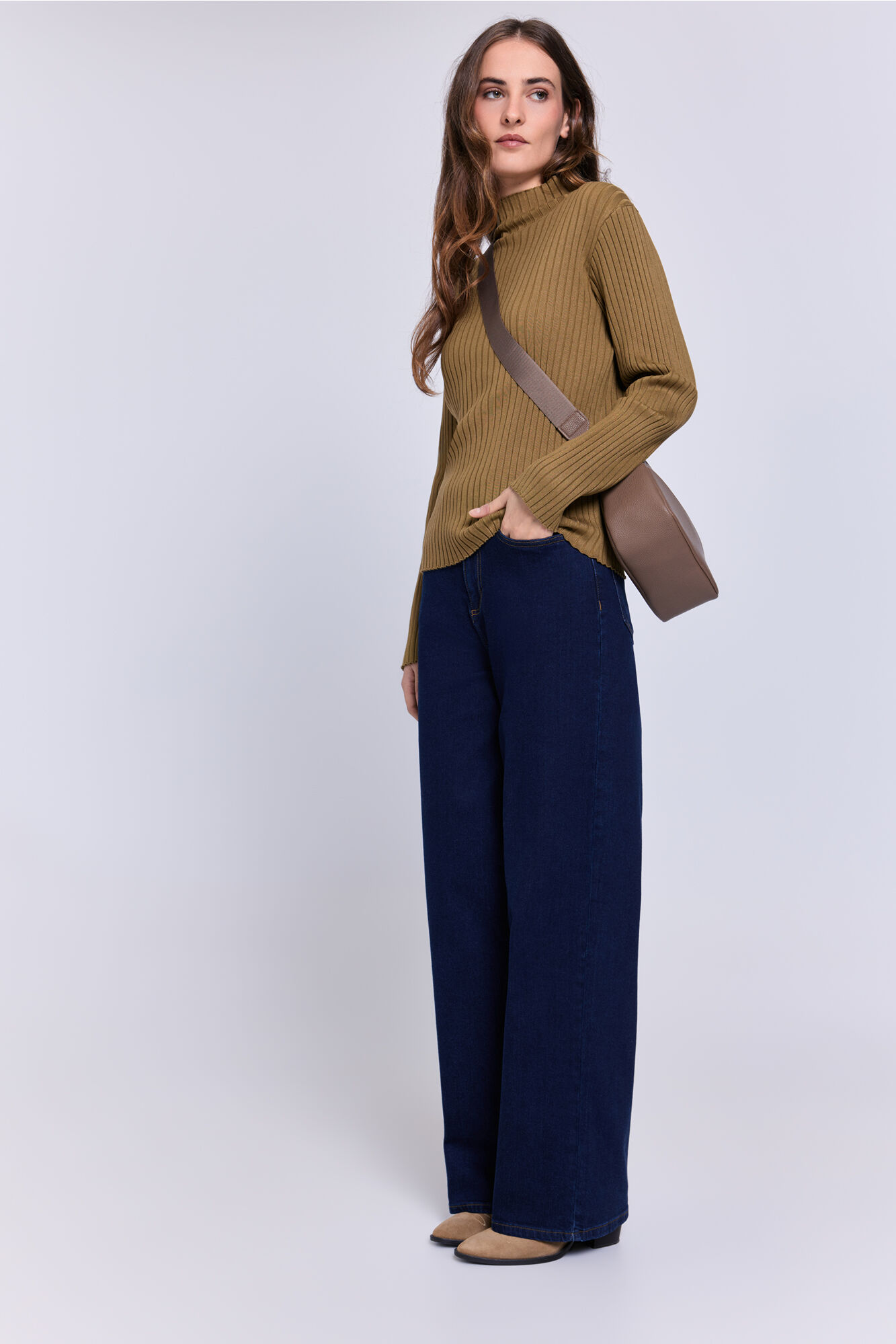 Milano Camisola gola perkins