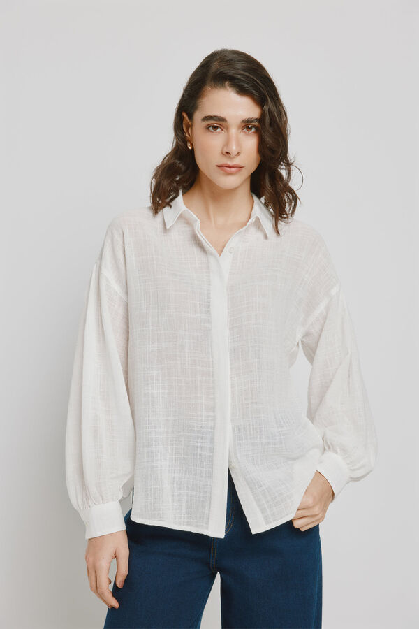 Milano Blusa bordada Marfim