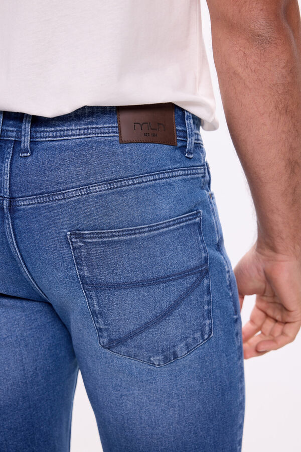 Milano Bermuda denim slim Azul