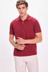 Pedro del Hierro Polo B&aacute;sico PDH Bordeaux