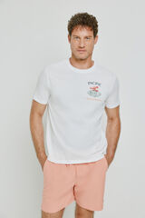 Milano T-shirt de manga curta Branco