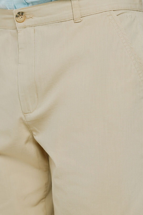 Milano Bermuda lisa Bege
