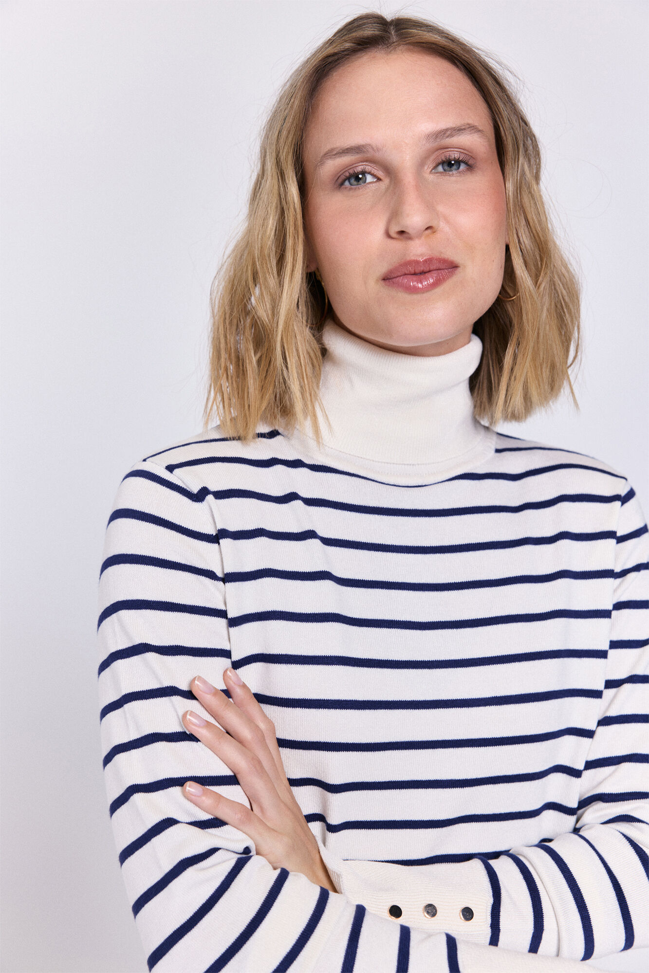 Milano Jersey cuello vuelto de viscosa