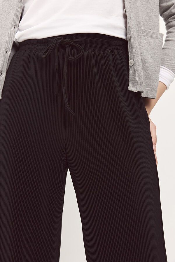 Milano Pantalón sport plisado Negro