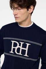 Pedro del Hierro Jersey Logo Jacquard Pedro del Hierro Navy