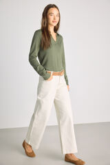 Milano Pantal&oacute;n ancho Beige