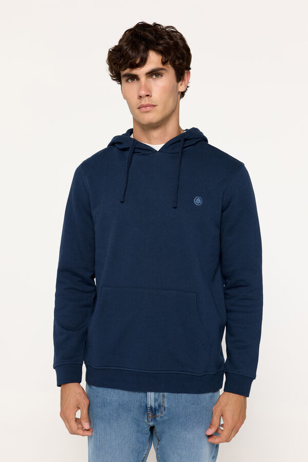 Springfield Sudadera Capucha Springfield Azul Oscuro