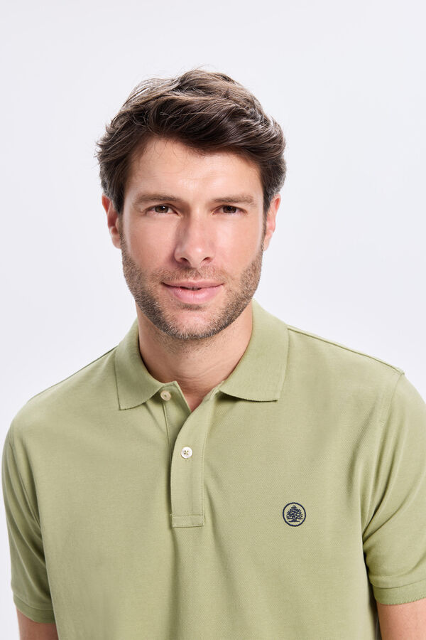 Springfield Polo B&aacute;sico Springfield Kaki Claro