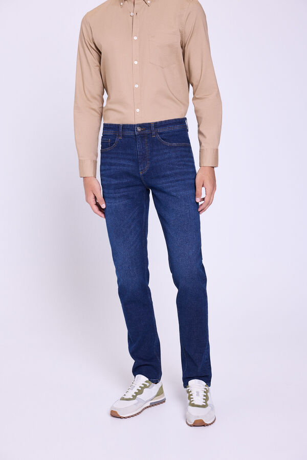 Milano Pantalón Vaquero Slim Fit Azul Oscuro