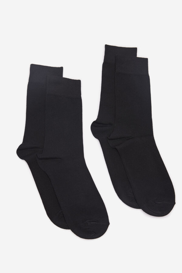 Milano Calcet&iacute;n liso Negro