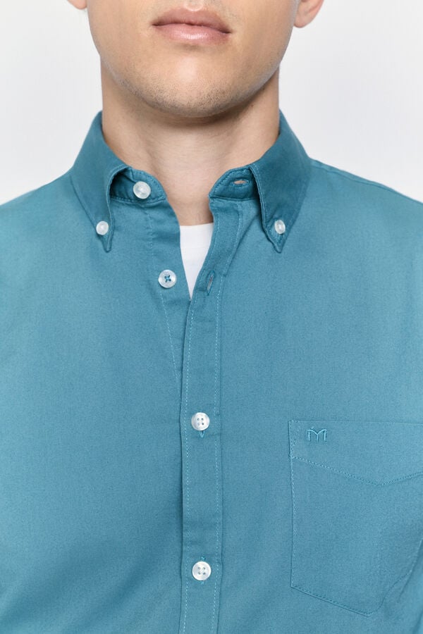 Milano Camisa roma relaxed fit Azul