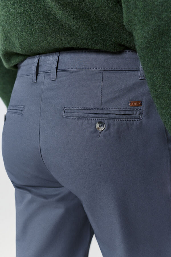 Milano Pantalón chino regular fit Gris Oscuro