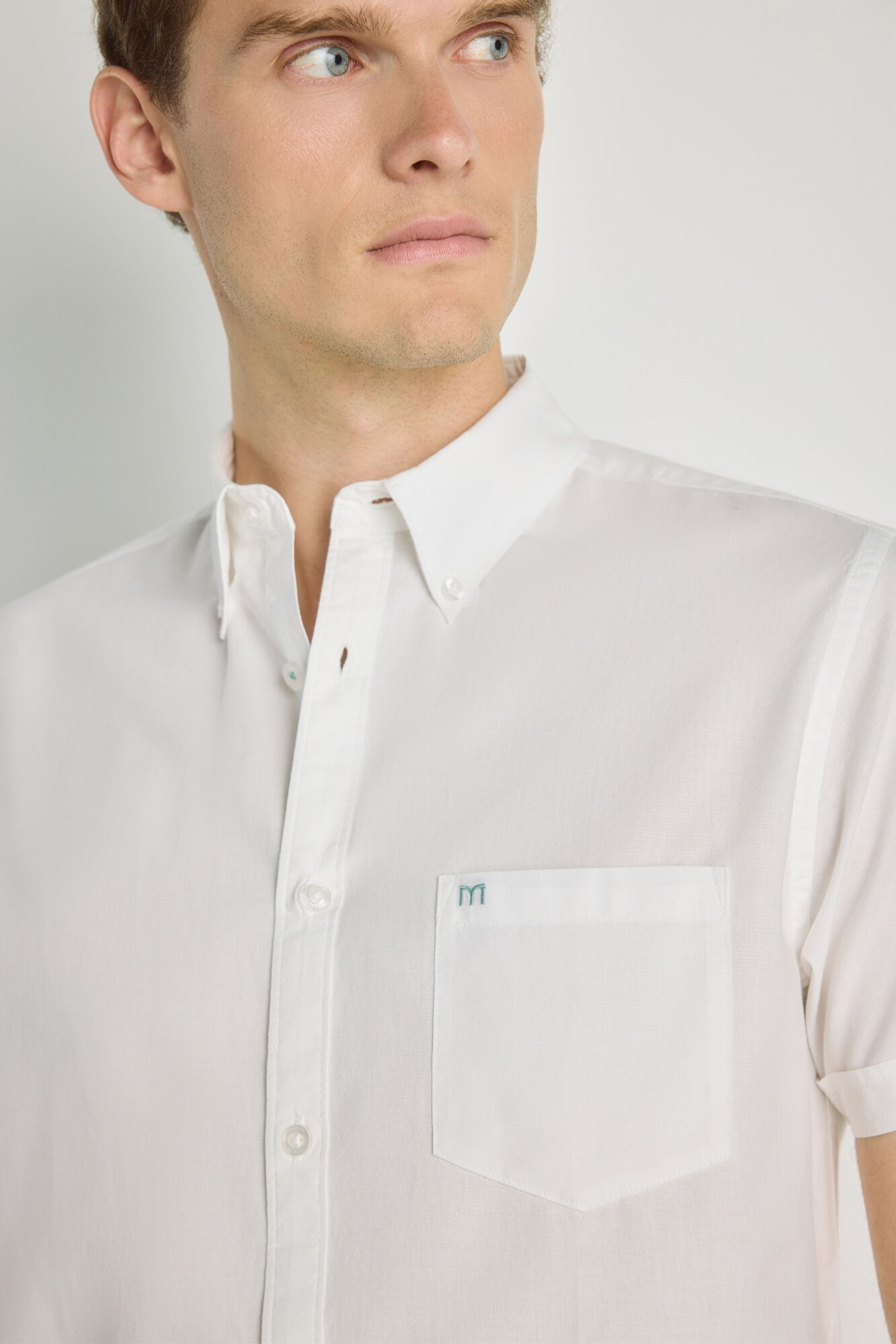 Milano Camisa lisa manga corta