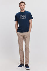 Pedro del Hierro Pantal&oacute;n Chino Liso Beige