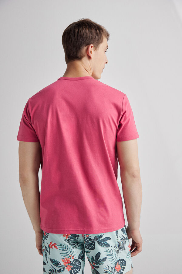 Fifty Outlet Camiseta básica Lifeway Rojo/Coral