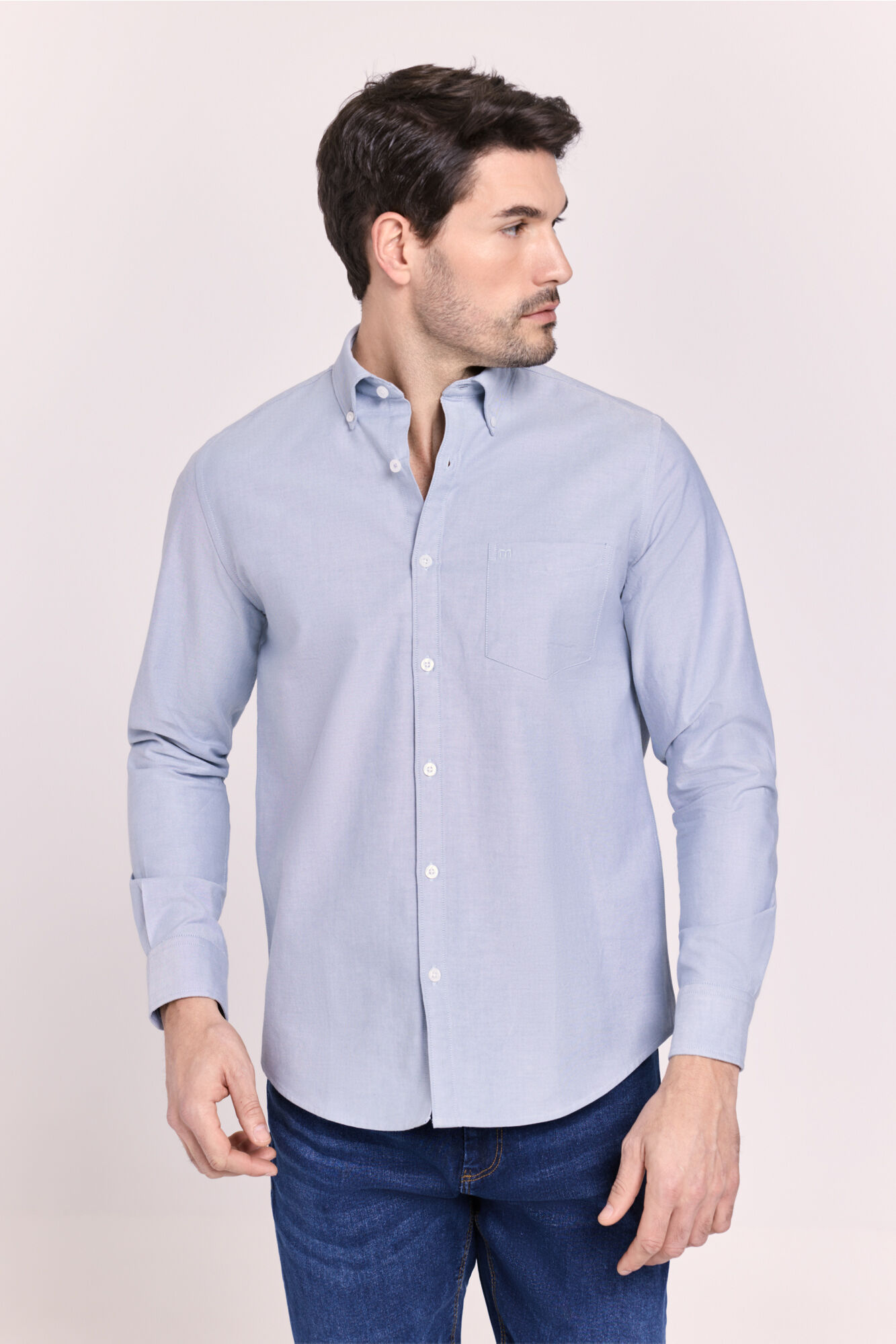 Milano Camisa lisa manga comprida