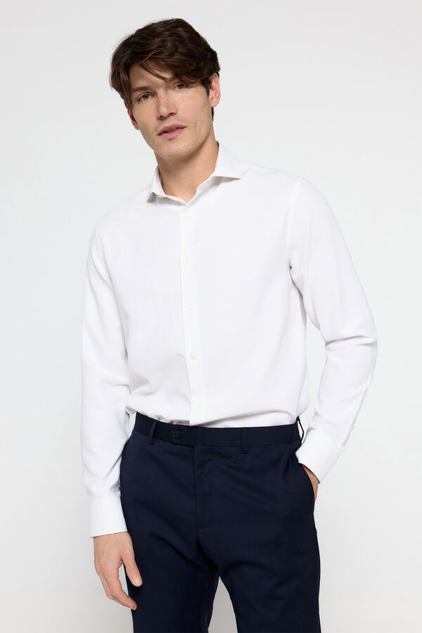 Milano Camisa social com estrutura Milano Branco