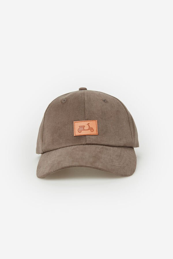 Fifty Outlet Gorra parche Gris Oscuro