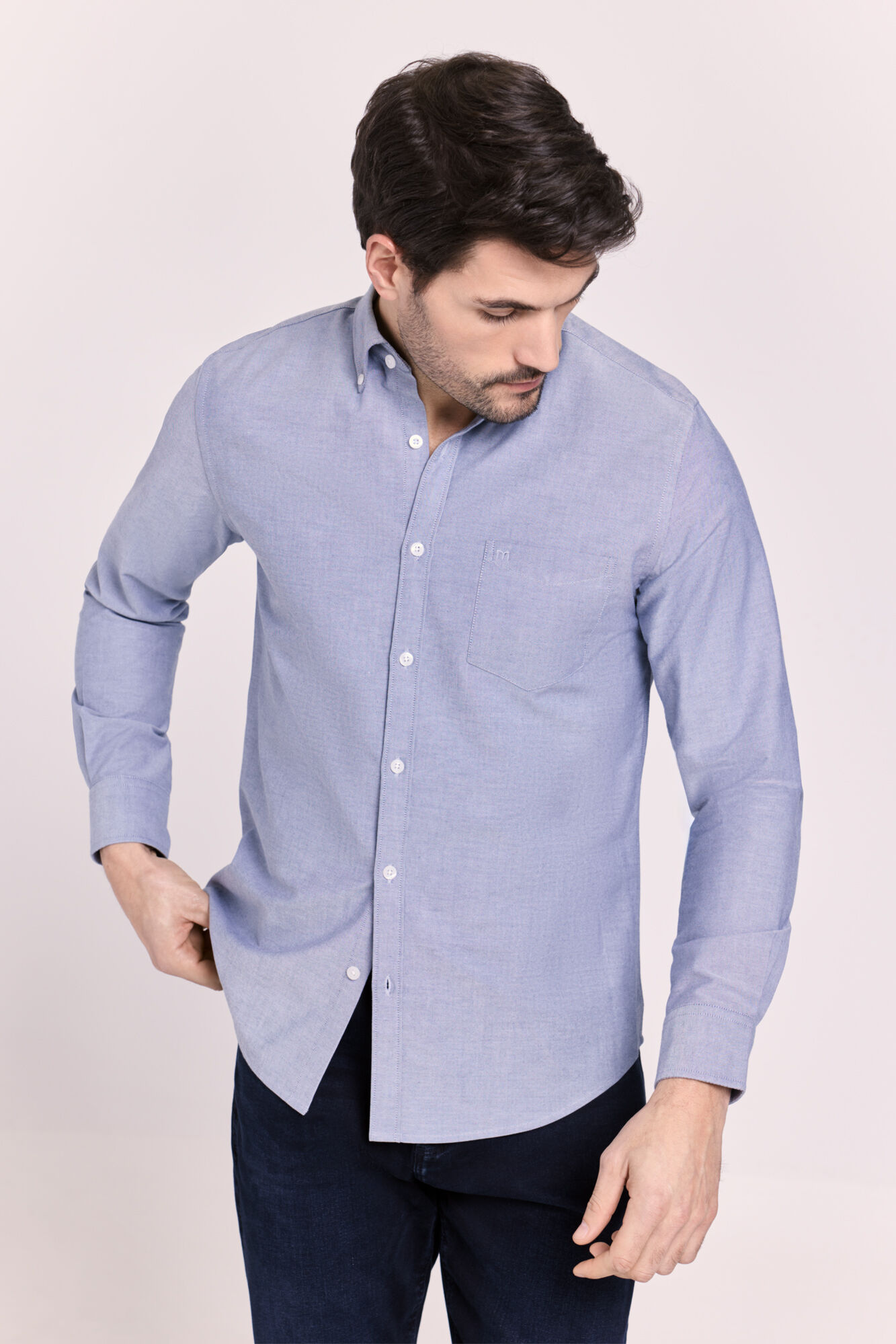 Milano Camisa lisa manga comprida