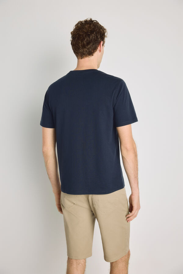 Springfield T-shirt de manga curta Azul