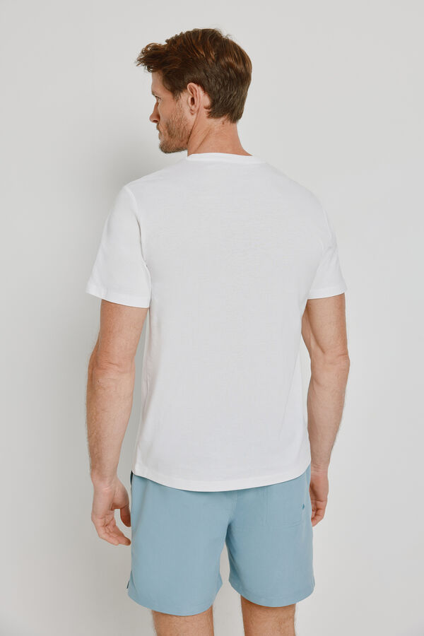 Milano T-shirt de manga curta Branco