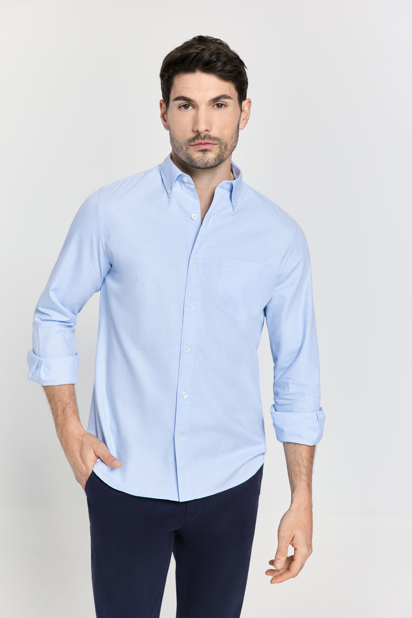 Pedro del Hierro Camisa lisa manga larga