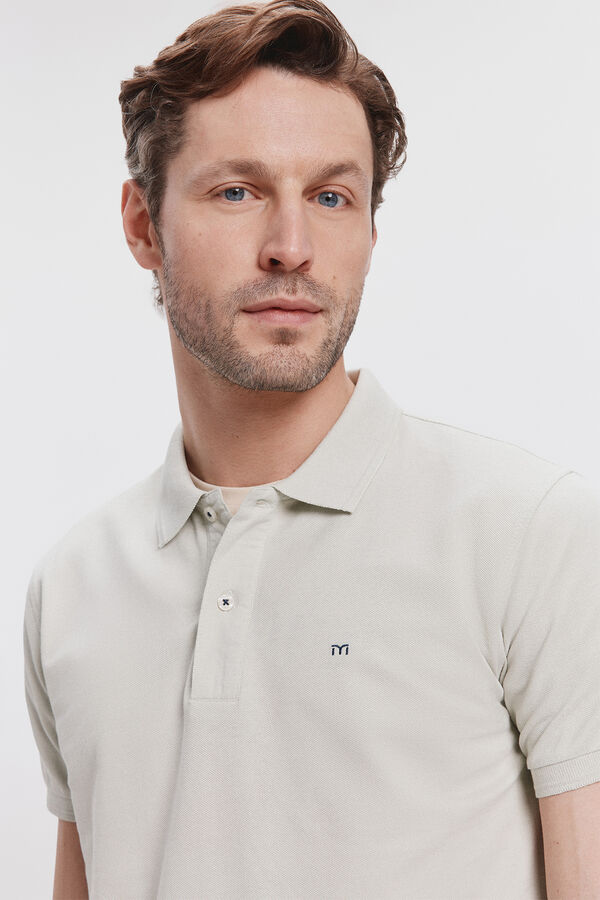 Milano Polo B&aacute;sico Milano Kaki Claro