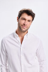 Milano Camisa Sport Estructura Branco