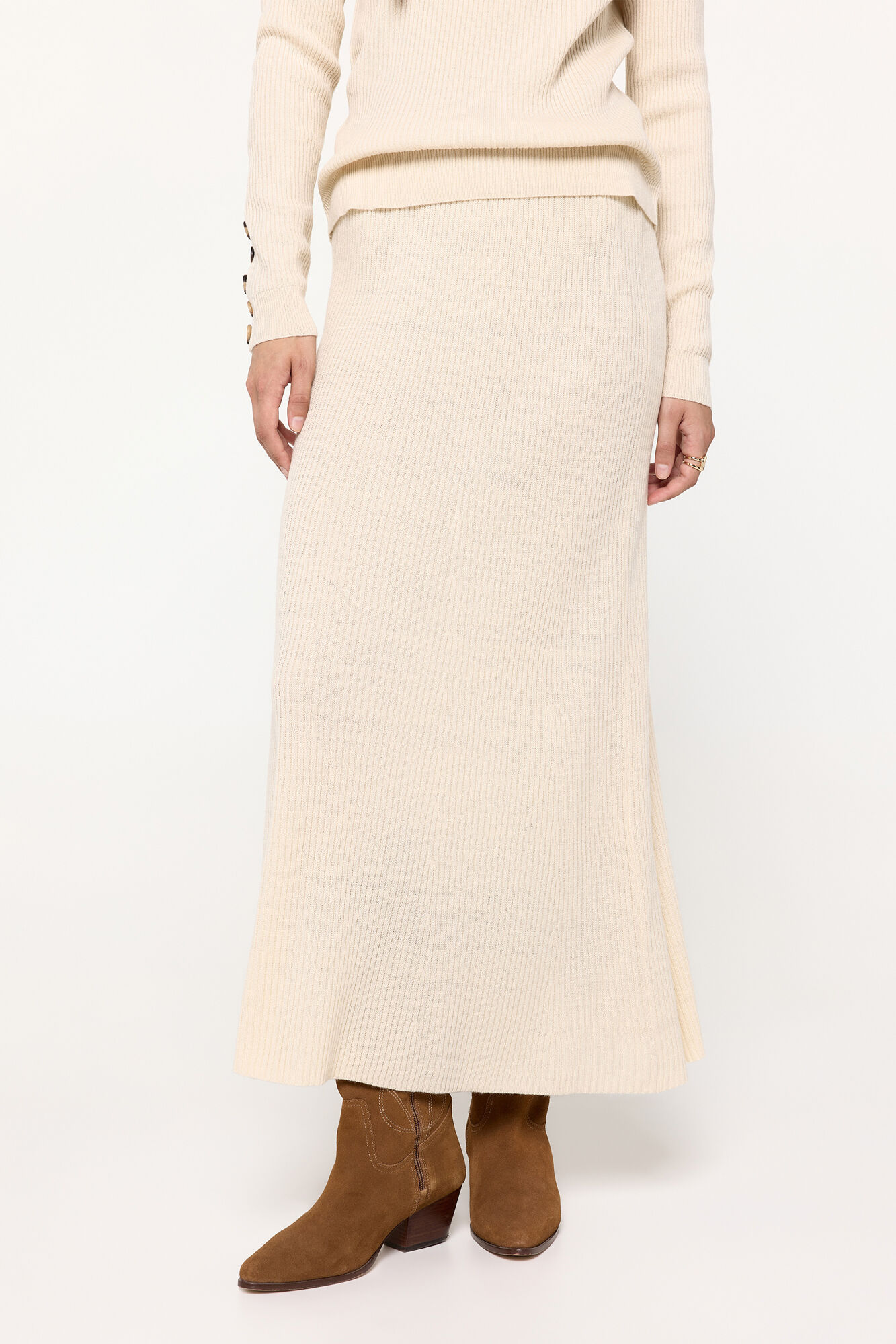 Milano Saia tricot em linha A