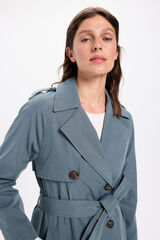 Milano Gabardina Azul turquesa