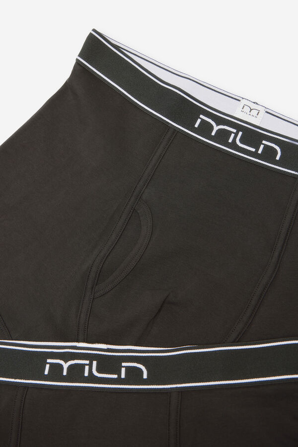 Milano Boxer b&aacute;sico negro Negro