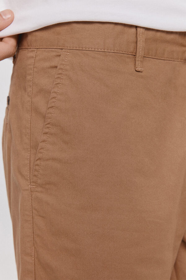 Milano Bermuda Clásica Lisa Beige