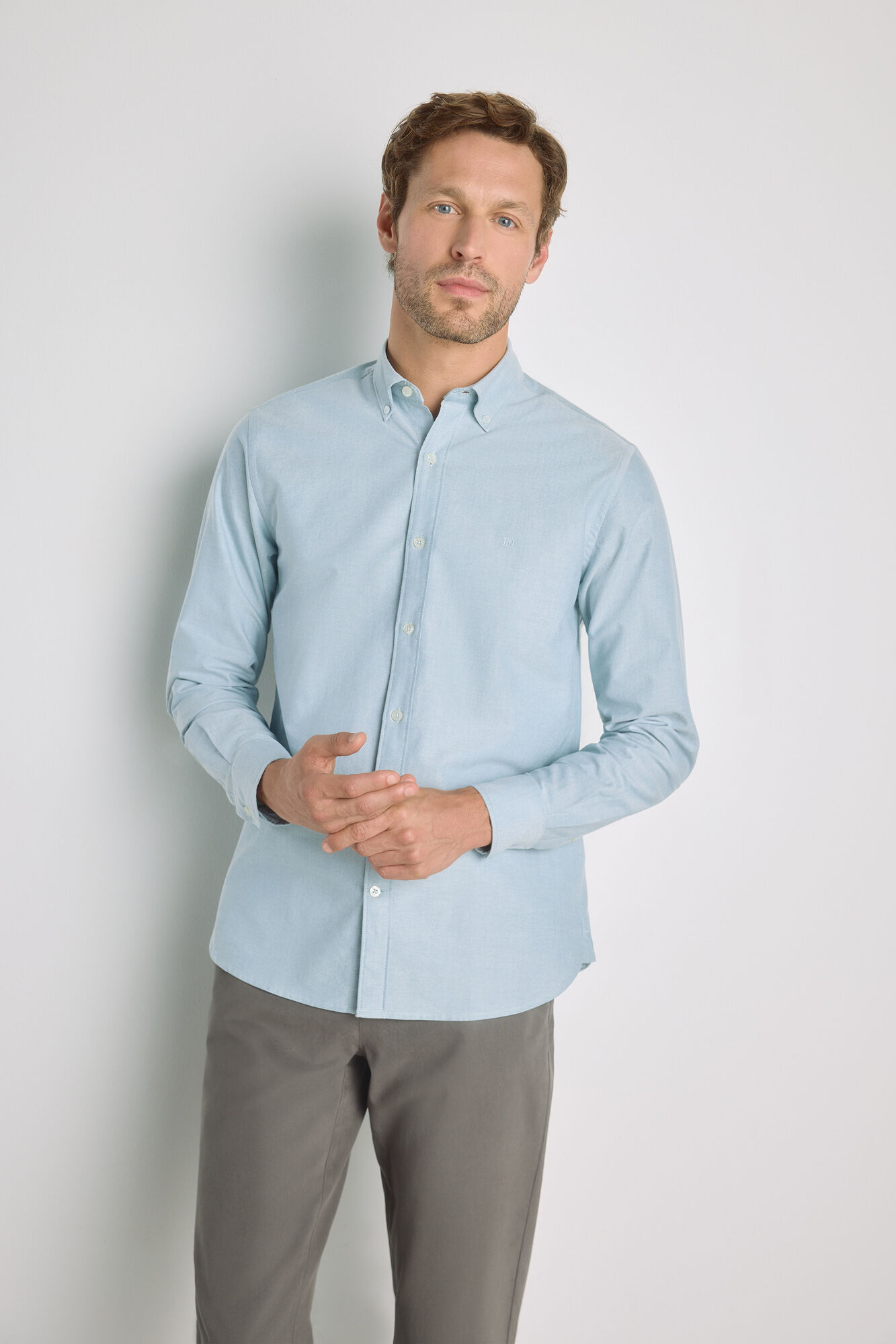 Pedro del Hierro Camisa lisa de manga comprida