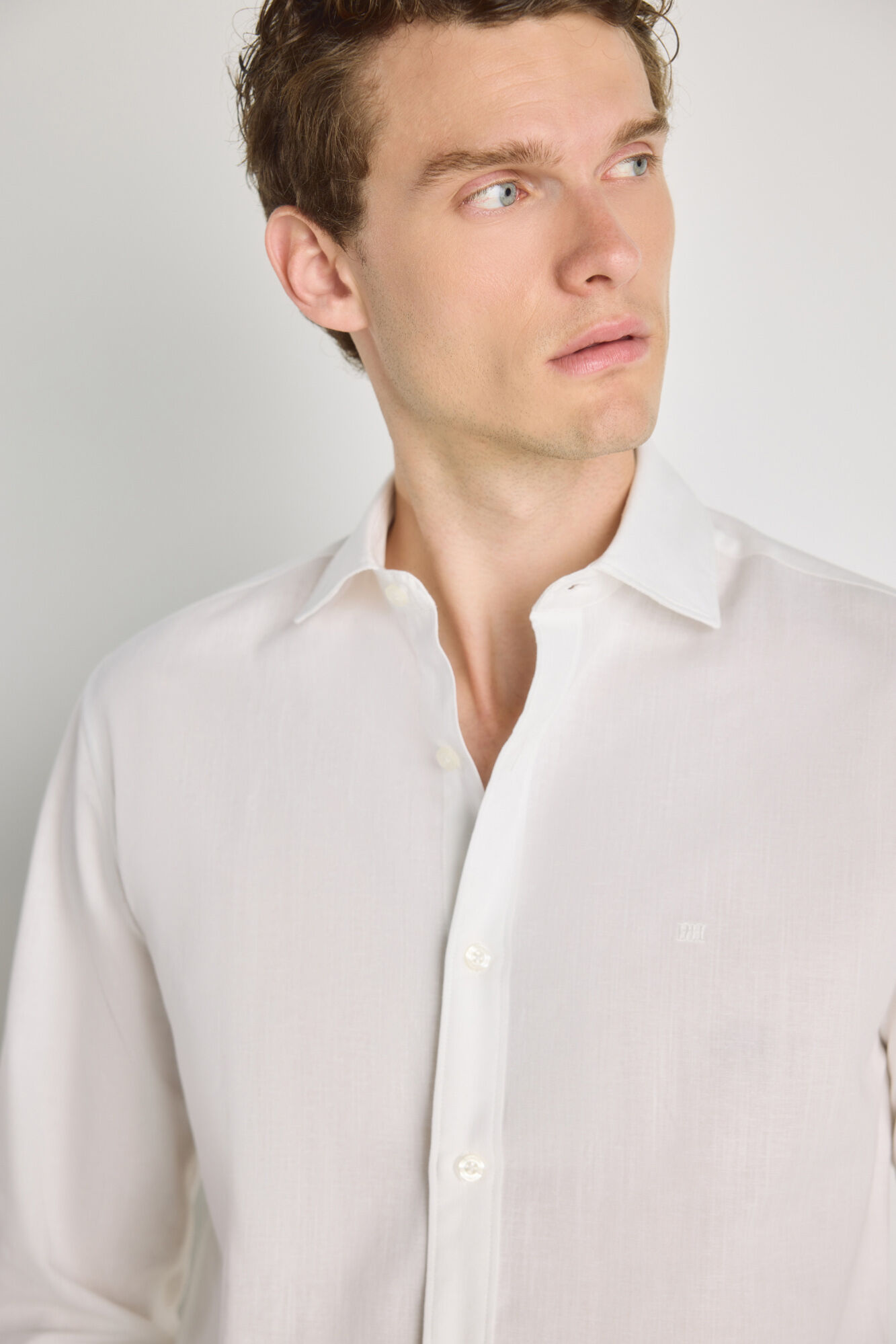 Pedro del Hierro Camisa lisa manga larga