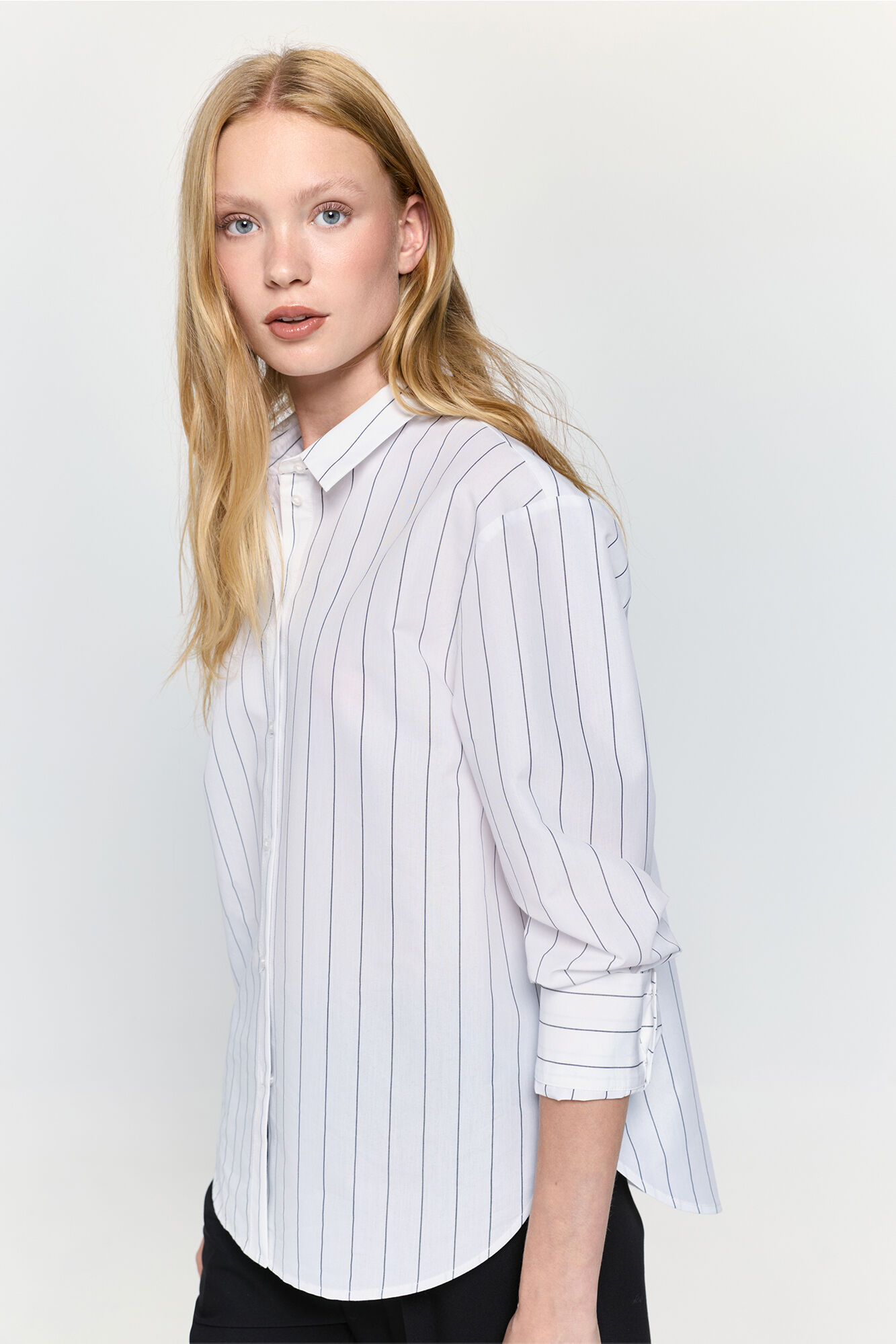 Milano Camisa fluida rayas