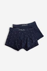 Milano Boxer Reconnect Estampado azul