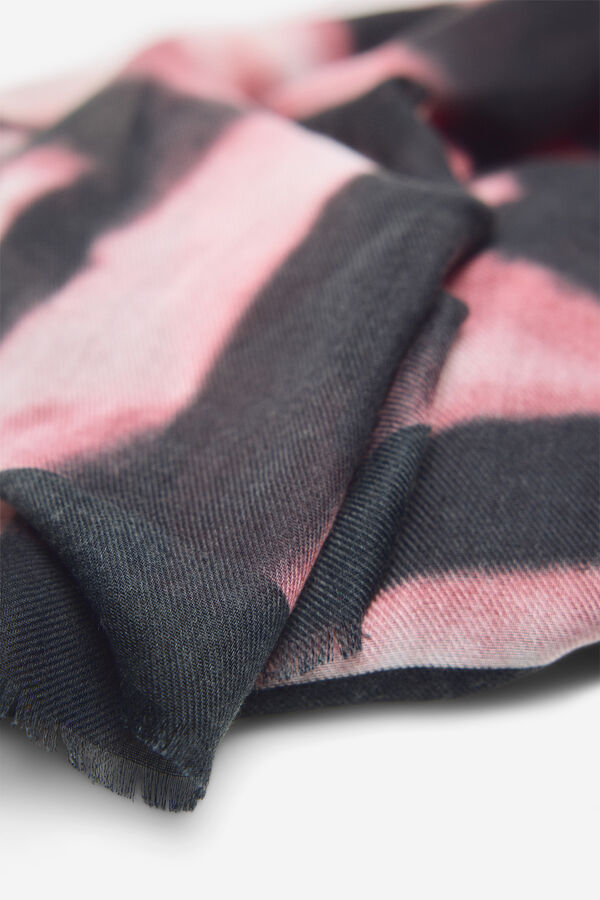Milano Pa&ntilde;uelo estampado animal Marr&oacute;n Oscuro
