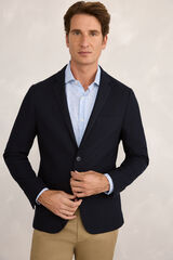 Milano Blazer malha fina Marinho