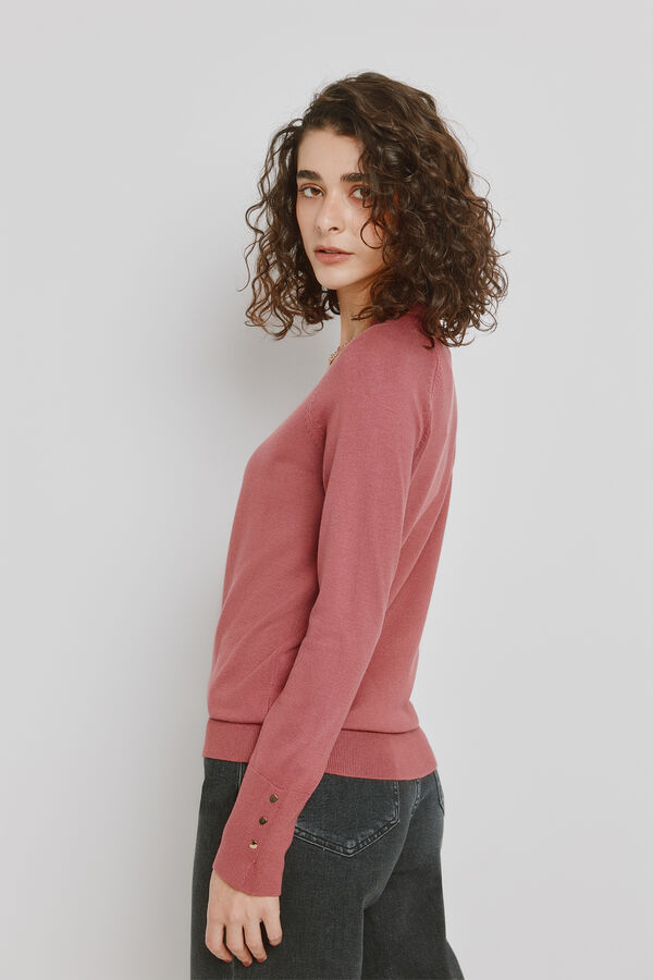 Milano Camisola gola redonda Coral