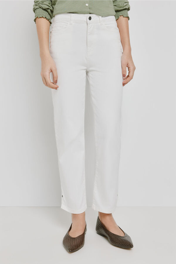 Milano Pantal&oacute;n denim color Blanco