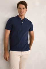 Pedro del Hierro Polo Básico Manga Corta Navy